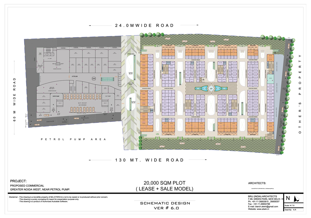  Gaur World Smart Street Site Plan 